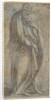 Heavily draped male Figure, 16th century by Unknown