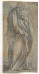 Heavily draped male Figure, 16th century by Unknown