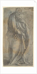 Heavily draped male Figure, 16th century by Unknown