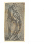 Heavily draped male Figure, 16th century by Unknown