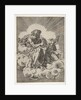 St. Matthew, seated on a cloud with legs crossed and dipping a quill into an inkwell…, after 1518 by Unknown