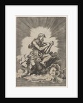 St. John, seated and holding a writing instrument to a tablet, an eagle with outstre…, after 1518 by Unknown