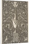 Grotesque with a vase, birds and acanthus scrolls, ca. 1515-1600 by Unknown