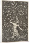 Grotesque with male figure with lower body and head of acanthus scrolls, ca. 1515-1600 by Unknown