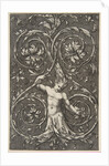 Grotesque with male figure with lower body and head of acanthus scrolls, ca. 1515-1600 by Unknown