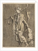 Woman returning from a hunt carrying a boar in her left hand and a stick on her r…, ca. 1515-1600 by Unknown