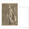 Woman returning from a hunt carrying a boar in her left hand and a stick on her r…, ca. 1515-1600 by Unknown