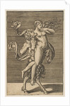 Satyr carrying a nymph restraining her right arm, ca. 1515-1600 by Unknown