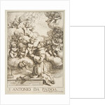 Saint Anthony of Padua adoring the Christ Child, copy after Cantarini, 1640 by Unknown