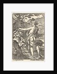 Callisto hunting with drawn bow, after Parmigianino), 1720-1740 by Antonio Belemo