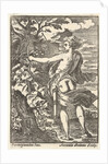 Callisto hunting with drawn bow, after Parmigianino), 1720-1740 by Antonio Belemo