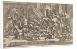 Burning of a corpse, ca. 1543 by Antonio Fantuzzi