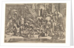 Burning of a corpse, ca. 1543 by Antonio Fantuzzi