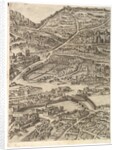 Plan of the City of Rome. Part 5 with the Baths of Caracalla, the Santa Sabina and Part of…, 1645 by Antonio Tempesta
