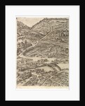 Plan of the City of Rome. Part 5 with the Baths of Caracalla, the Santa Sabina and Part of…, 1645 by Antonio Tempesta