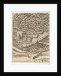 Plan of the City of Rome. Part 11 with the San Pancrazio, 1645 by Antonio Tempesta