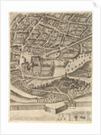 Plan of the City of Rome. Part 11 with the San Pancrazio, 1645 by Antonio Tempesta