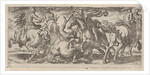 Six Cavalrymen in Combat, from Battle Scenes I, ca. 1590-1630 by Antonio Tempesta