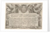 Title plate for the series 'The Labors of Hercules' with the arms of Cardinal Francesco Ma…, 1608 by Antonio Tempesta