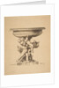 Ornamental design of three children holding up a fountain, 19th century by Auguste Pequegnot