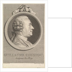 Portrait of Guillaume Coustou, 1770 by Augustin de Saint-Aubin