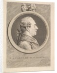 Portrait of P.A. Caron de Beaumarchais, 1773 by Augustin de Saint-Aubin