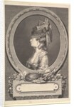 Portrait of Adrienne-Sophie Marquise de ***, 1779 by Augustin de Saint-Aubin