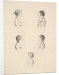 La Famille Renouard, 1801 by Augustin de Saint-Aubin