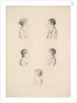 La Famille Renouard, 1801 by Augustin de Saint-Aubin