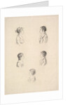 La Famille Renouard, 1801 by Augustin de Saint-Aubin