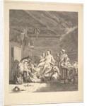 Vignette of the first volume, page 165: Usage des Russes après le Mariage et avant la Noce…, 1767 by Augustin de Saint-Aubin