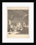 Vignette of the first volume, page 165: Usage des Russes après le Mariage et avant la Noce…, 1767 by Augustin de Saint-Aubin