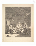 Vignette of the first volume, page 165: Usage des Russes après le Mariage et avant la Noce…, 1767 by Augustin de Saint-Aubin