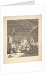 Vignette of the first volume, page 165: Usage des Russes après le Mariage et avant la Noce…, 1767 by Augustin de Saint-Aubin