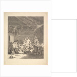 Vignette of the first volume, page 165: Usage des Russes après le Mariage et avant la Noce…, 1767 by Augustin de Saint-Aubin