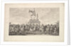 The Inauguration of the Statue of Louis XV, Vignette on page 1, from Description des Trava…, 1766 by Augustin de Saint-Aubin