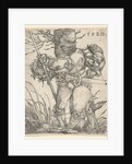 Footsoldier in front of a Tree, mid-17th century by Barthel Beham