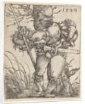 Bending Soldier Leaning against a Tree, 1520 by Barthel Beham
