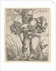 Bending Soldier Leaning against a Tree, 1520 by Barthel Beham