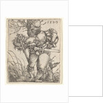 Bending Soldier Leaning against a Tree, 1520 by Barthel Beham