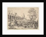 Corsica seated before satyrs on the bank of a river, from a pair of plates for Battista Gu…, 1640 by Bartholomeus Breenbergh
