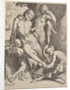 Oreads Removing a Thorn from a Satyr's Foot, 1590 by Bartholomeus Spranger/Jan Muller