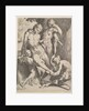 Oreads Removing a Thorn from a Satyr's Foot, 1590 by Bartholomeus Spranger/Jan Muller