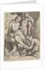 Oreads Removing a Thorn from a Satyr's Foot, 1590 by Bartholomeus Spranger/Jan Muller