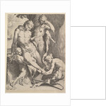 Oreads Removing a Thorn from a Satyr's Foot, 1590 by Bartholomeus Spranger/Jan Muller