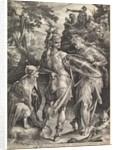 Minerva and Mercury Arming Perseus, 1604 by Bartholomeus Spranger/Jan Muller