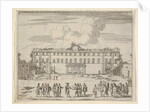 Francesco I d'Este Builds the Palazzo di Sassuolo, from L'Idea di un Principe ed Eroe Cris…, 1659 by Bartolomeo Fenice