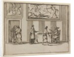 Francesco I d'Este Instructing for Alms to be Given to the Poor, from L'Idea di un Princip…, 1659 by Bartolomeo Fenice