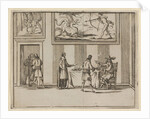 Francesco I d'Este Instructing for Alms to be Given to the Poor, from L'Idea di un Princip…, 1659 by Bartolomeo Fenice