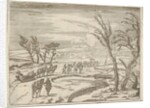 Francesco I d'Este, Despite his Discomfort, Displays his Piety While Traveling in the Snow…, 1659 by Bartolomeo Fenice